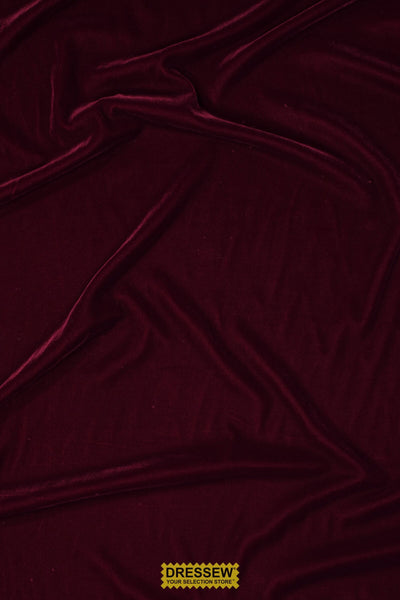 Microfibre Velvet Burgundy
