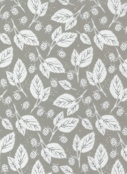 Midnight In The Garden Blackberry Bramble By Sweetfire Road For Moda Stone / White
