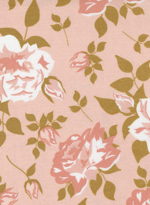 Midnight In The Garden Vintage Roses By Sweetfire Road For Moda Blush / Gold