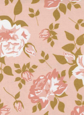 Midnight In The Garden Vintage Roses By Sweetfire Road For Moda Blush / Gold