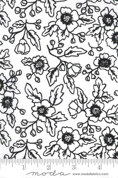 Midnight Magic 2 Floral By April Rosenthal For Moda Ghost