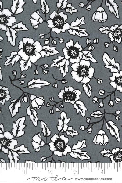 Midnight Magic 2 Floral By April Rosenthal For Moda Mist