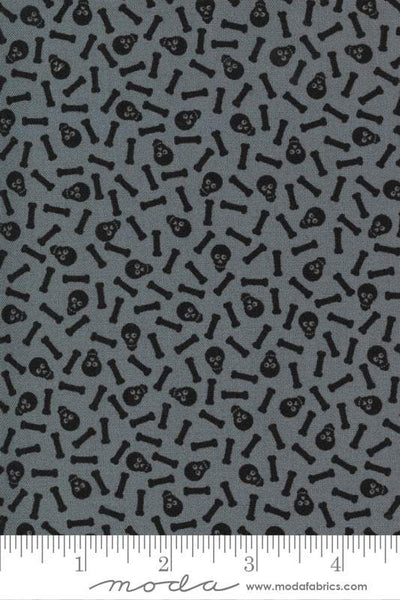Midnight Magic 2 Skulls & Bones By April Rosenthal For Moda Mist