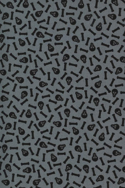 Midnight Magic 2 Skulls & Bones By April Rosenthal For Moda Mist