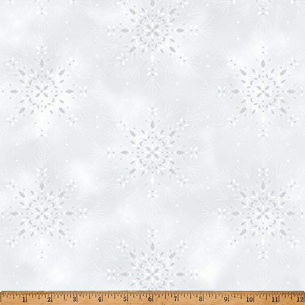 Midnight Perch Large Snowflakes December / Silver