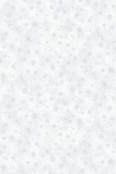 Midnight Perch Snowflakes December / Silver