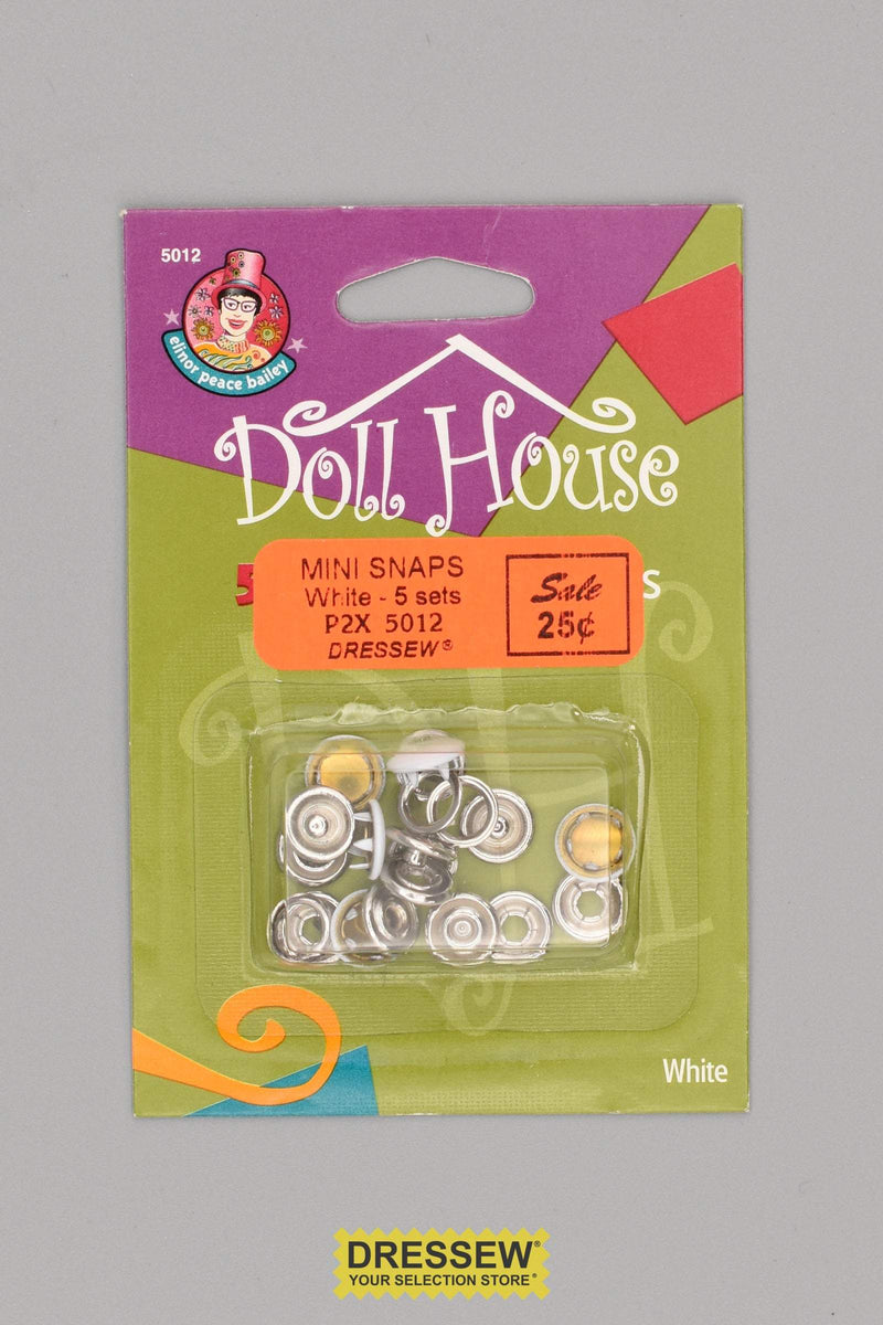 Mini Snap Fasteners White – Dressew Supply Ltd.