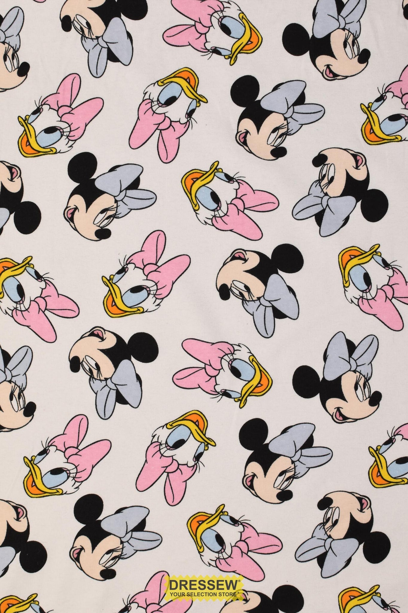 Minnie & Daisy Flannelette White / Multi