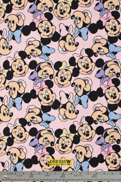 Minnie Mouse Flannelette Pink / Multi