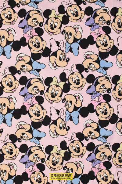 Minnie Mouse Flannelette Pink / Multi