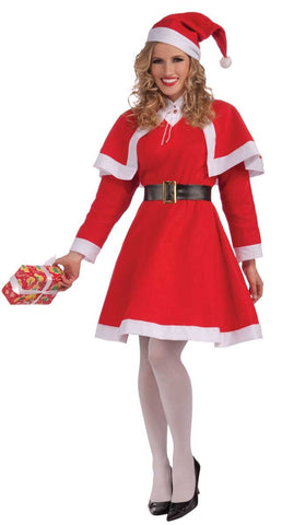 Miss Santa Costume Red / White