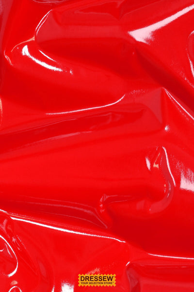 Monroe Stretch Wetlook PVC Red