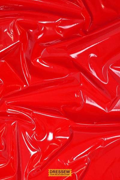 Monroe Stretch Wetlook PVC Red
