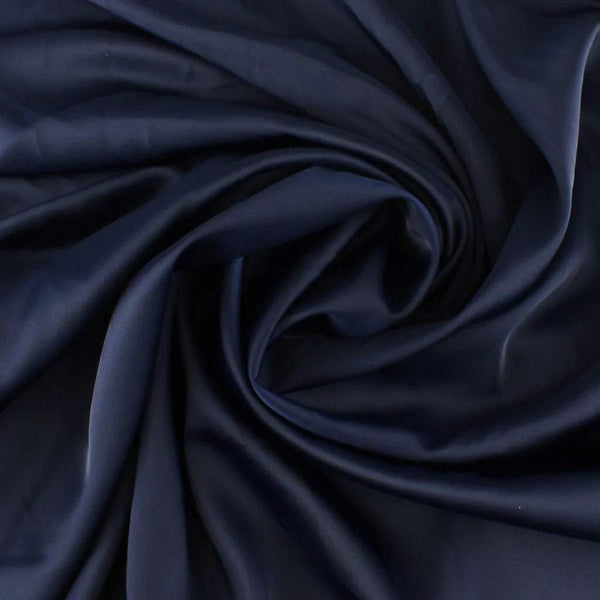 Moonlight Stretch Satin Navy