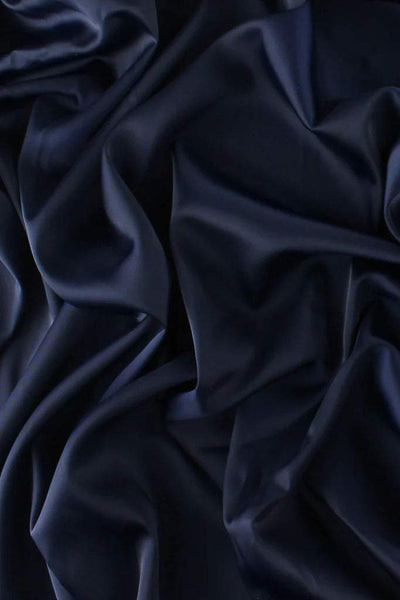 Moonlight Stretch Satin Navy