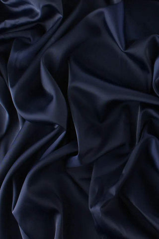 Moonlight Stretch Satin Navy