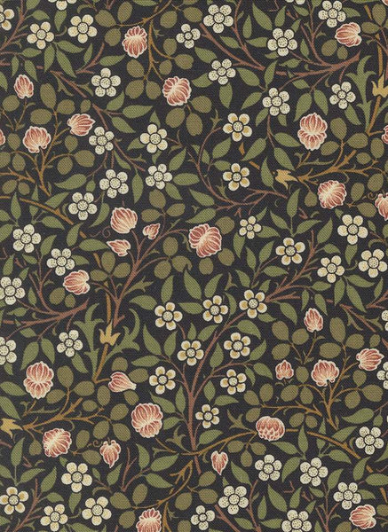 Morris Muse Small Clover By Barbara Brackman For Moda Ebony