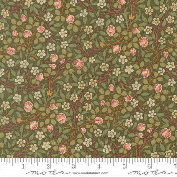 Morris Muse Small Clover By Barbara Brackman For Moda Sage
