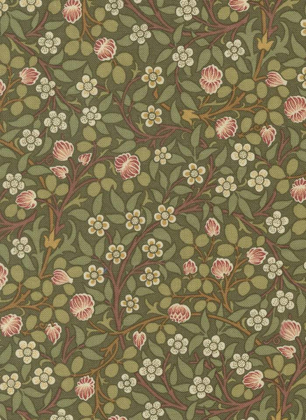 Morris Muse Small Clover By Barbara Brackman For Moda Sage
