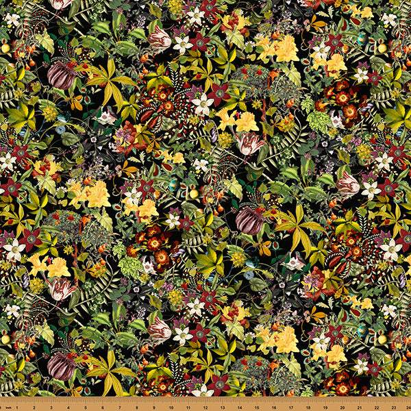 Mousin' Around Wild Floral By Hoffman Black