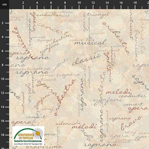 My Composition Words By Stof Parchment / Multi