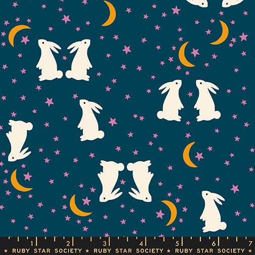 Mystic Fable Bunnies By Alexia Marcelle Abegg Of Ruby Star Society For Moda Galaxy