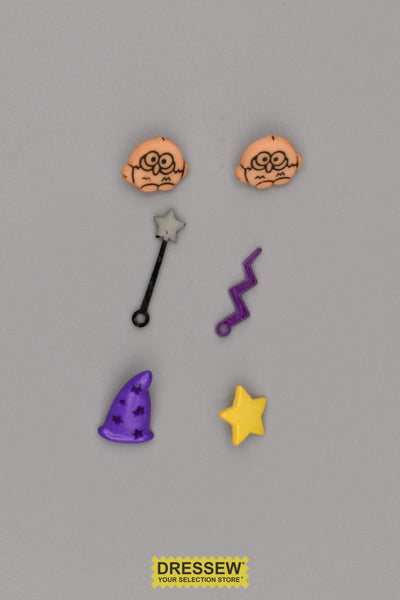 Mystical Buttons & Charms