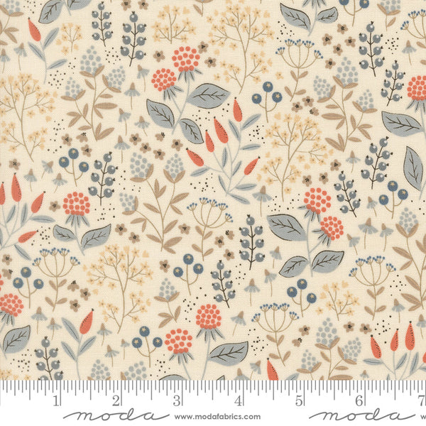 Natures Sketchbook Leaves and Berries By Elena Amo For Moda Pearl