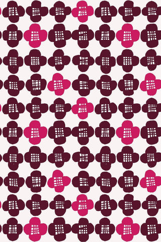 Neko No Yume Hana By Hitomi Osumi For Cotton + Steel Fuchsia Bloom