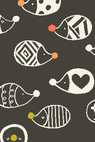 Neko No Yume Nezumi By Hitomi Osumi For Cotton + Steel Charcoal