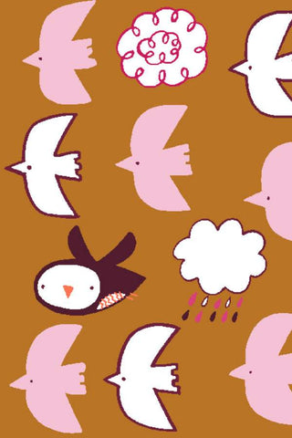 Neko No Yume Sora By Hitomi Osumi For Cotton + Steel Copper