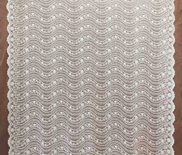 Nellie Sequin Lace Tea Rose