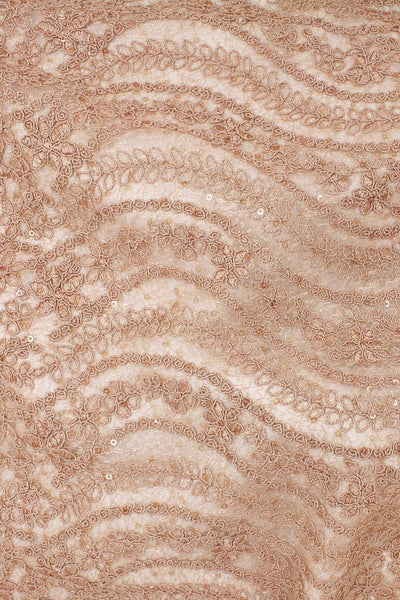 Nellie Sequin Lace Tea Rose