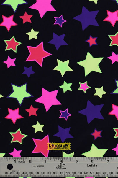 Neon Star Lycra Black / Multi