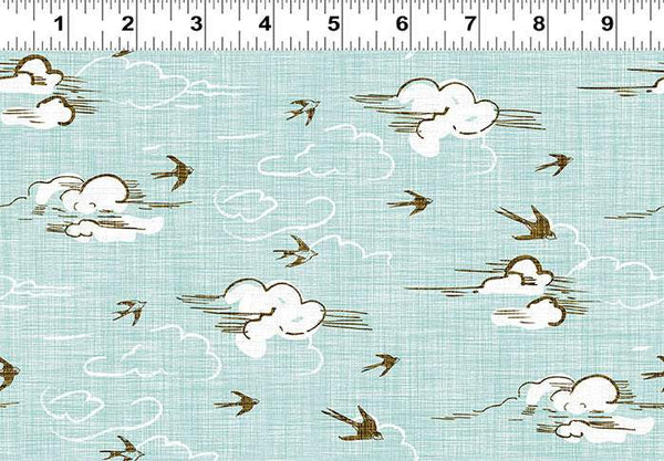 New Earth Bird Sky Light Turquoise