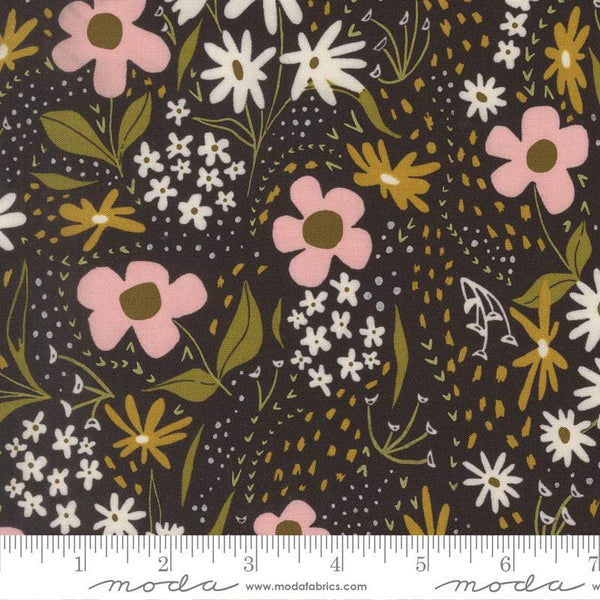 Night Owl Feedsack Floral By Gingiber For Moda Midnight