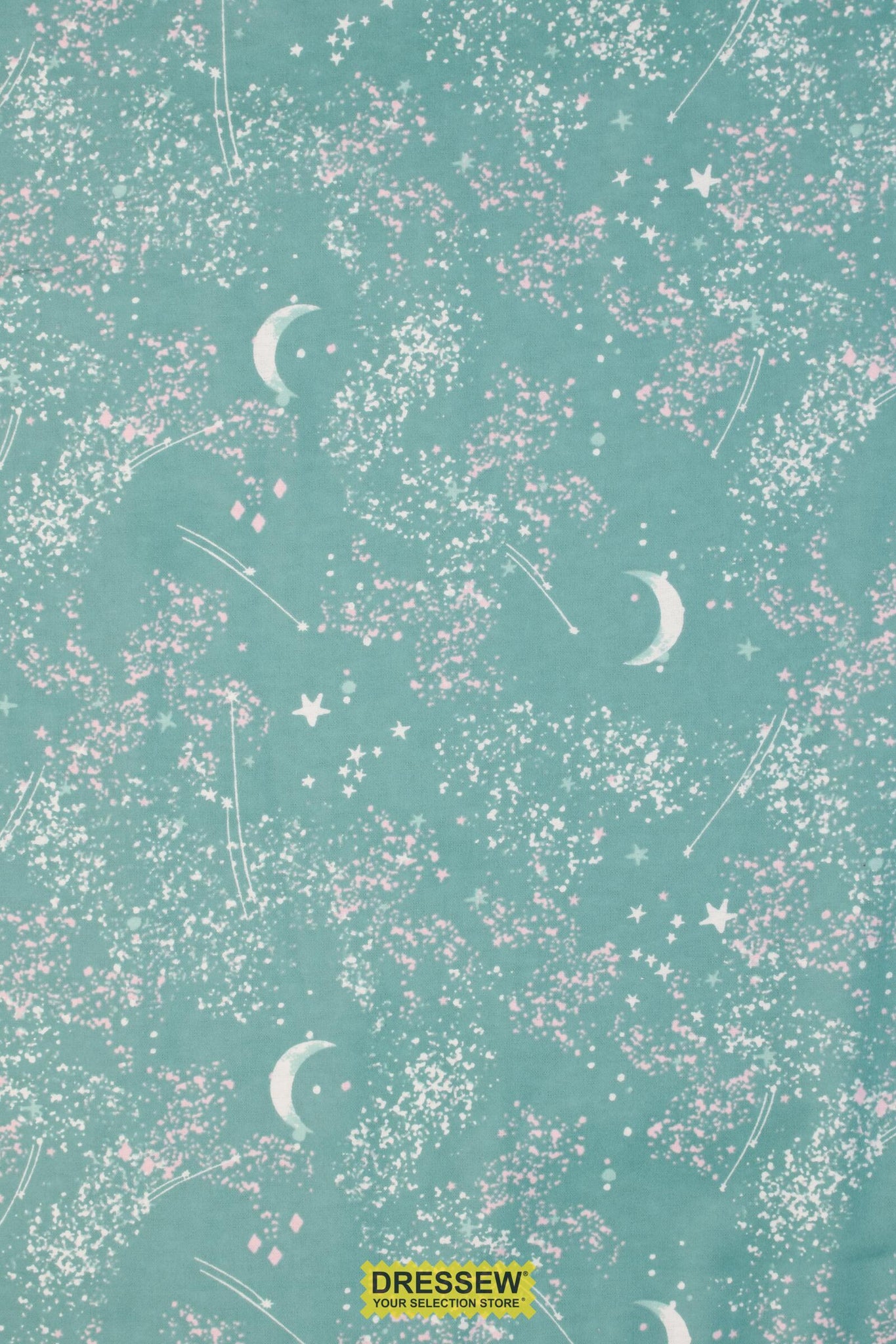 Night Sky Flannelette Seafoam / Multi