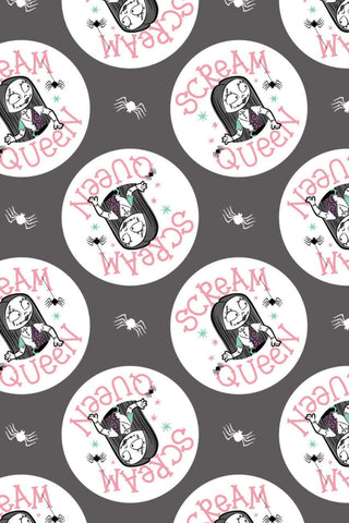 Nightmare Before Christmas Scream Queen Dot Charcoal
