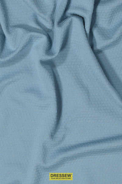 Noble Check Knit Pale Cadet