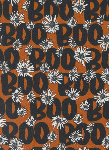 Noir Boo Text By Alli K. For Moda Pumpkin