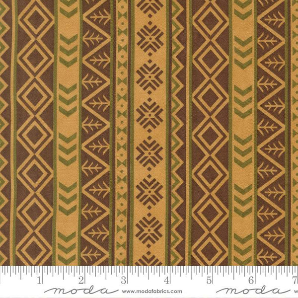 Northwoods Lodge Northwest Stripes By Deb Strain For Moda Fawn