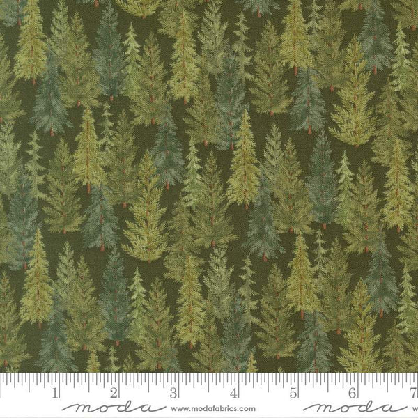 Northwoods Lodge Tree Line By Deb Strain For Moda Pine
