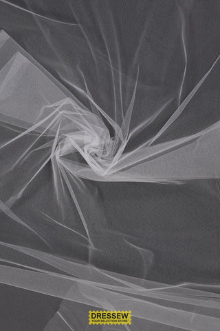 Nylon Tulle Diamond White