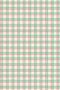 Oh What Fun Christmas Plaid By Poppie Cotton Green / White