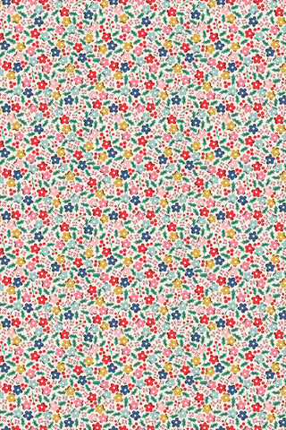 Oh What Fun Holly Flowers By Poppie Cotton Multi