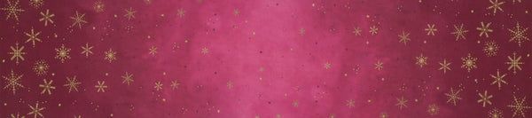 Ombre Flurries By V & Co. For Moda Burgundy / Metallic