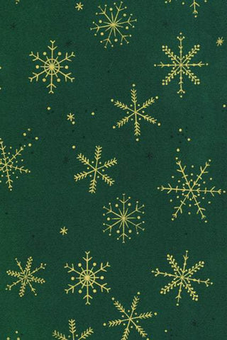 Ombre Flurries By V & Co. For Moda Christmas Green / Metallic