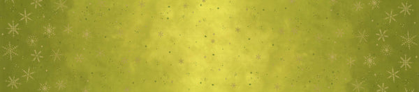Ombre Flurries By V & Co. For Moda Lime / Metallic