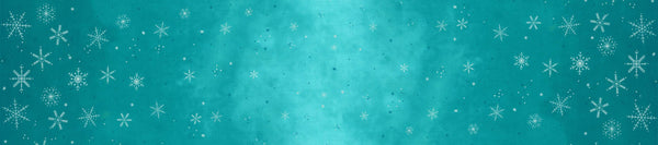 Ombre Flurries By V & Co. For Moda Turquoise / Metallic
