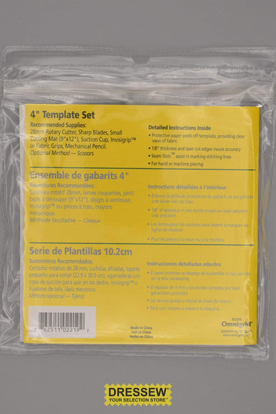 Omnigrid 4" Template Set